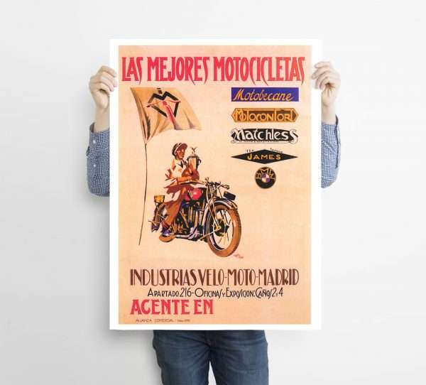 poster de velo moto
