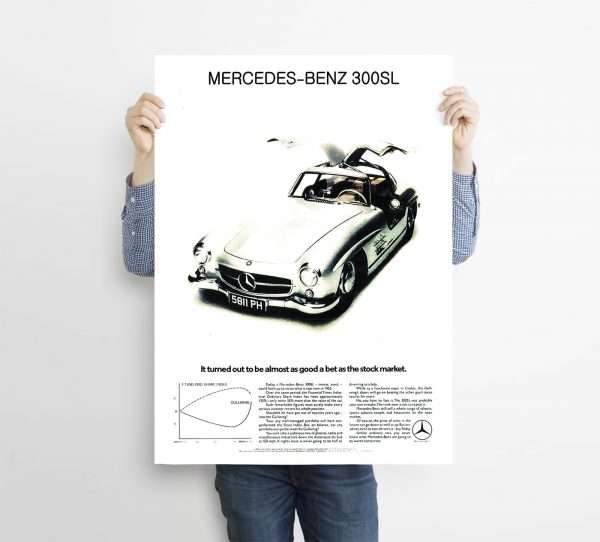 poster Mercedes 300 SL