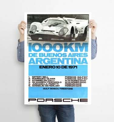poster porsche argentina