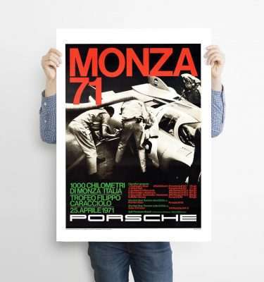 poster porsche monza 71