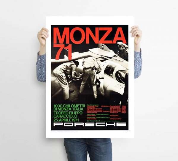 poster porsche monza 71