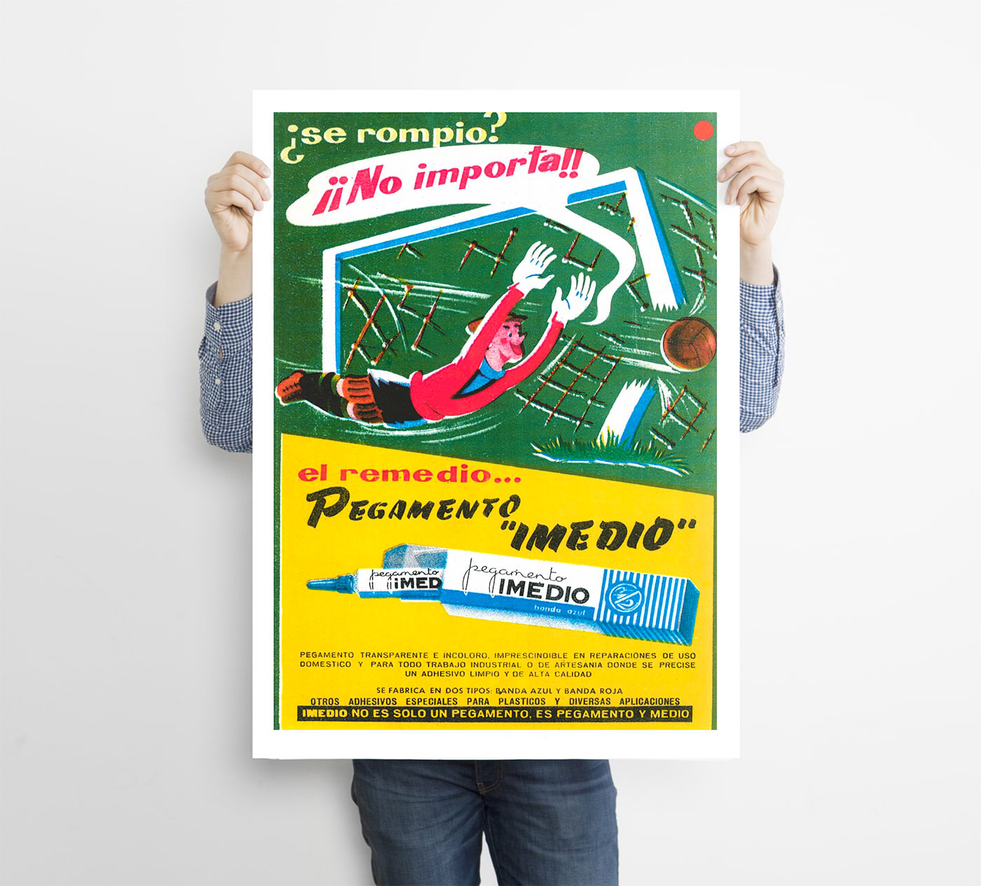 Poster pegamento Imedio - Retromobile